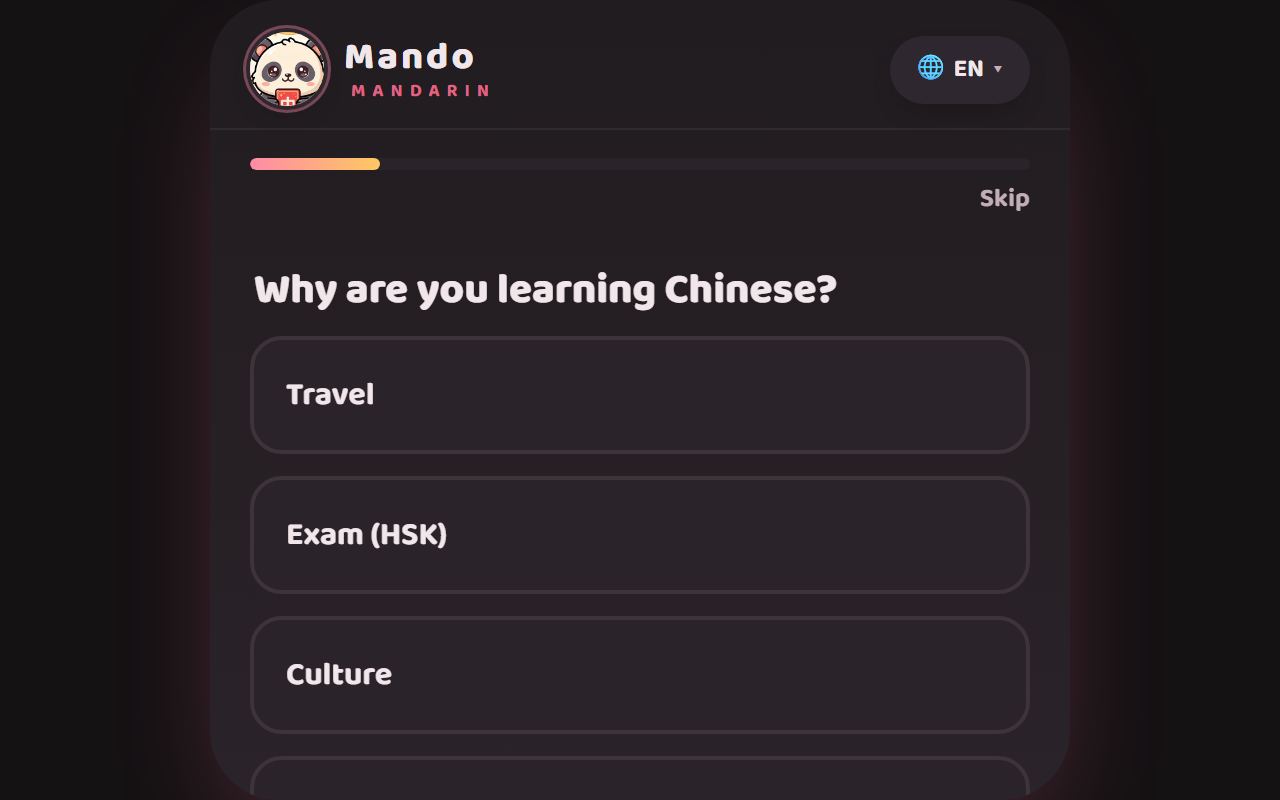 Mando screenshot